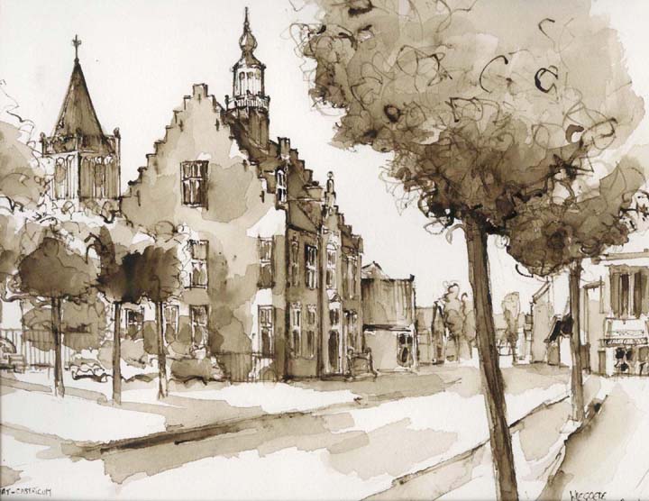 pentekening castricum